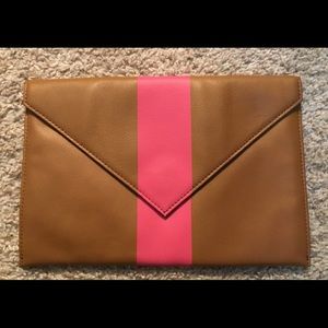 J Crew Stripe Letter Envelope Clutch **SOLD**